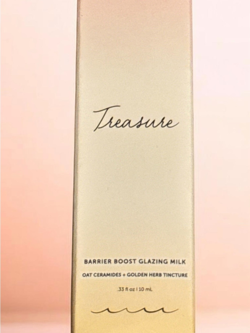 Treasure Barrier Boost Glazing Milk — Cream